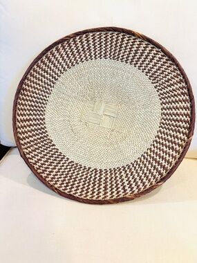 NEW Africa Woven Basket. Made by the Binga people of Zambia/Zimbabwe